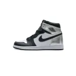 LJR Jordan 1 Retro High Silver Toe (W)， CD0461-001 
