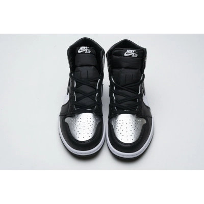 LJR Jordan 1 Retro High Silver Toe (W)， CD0461-001  02