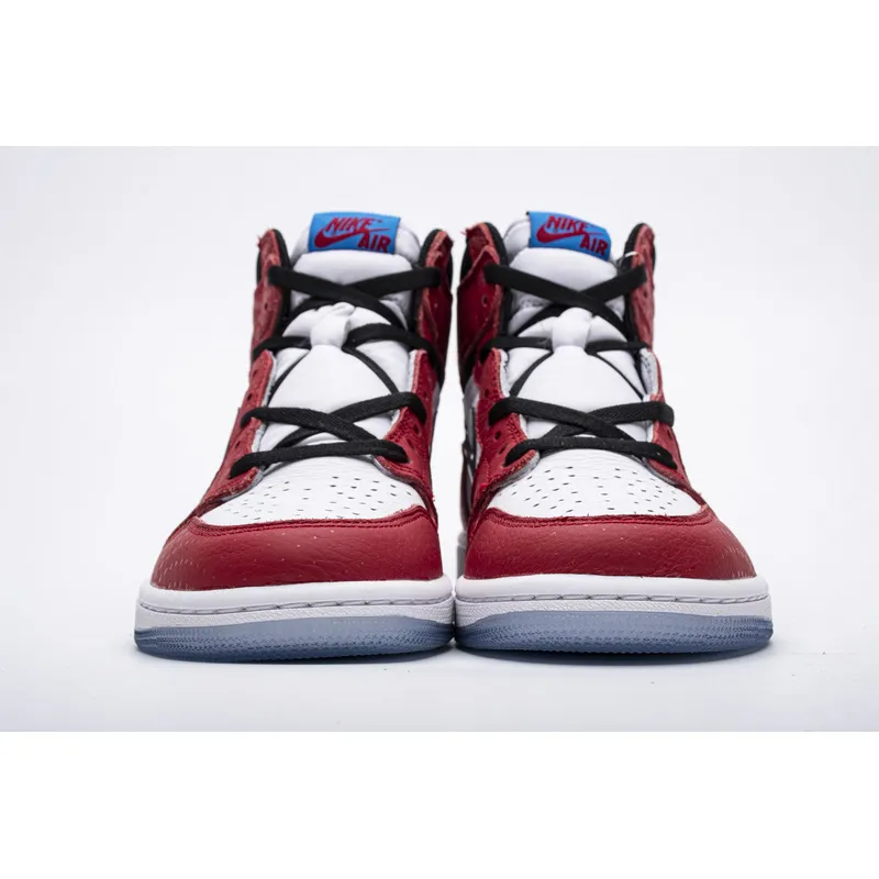 LJR Jordan 1 Retro High Spider-Man Origin Story，555088-602 