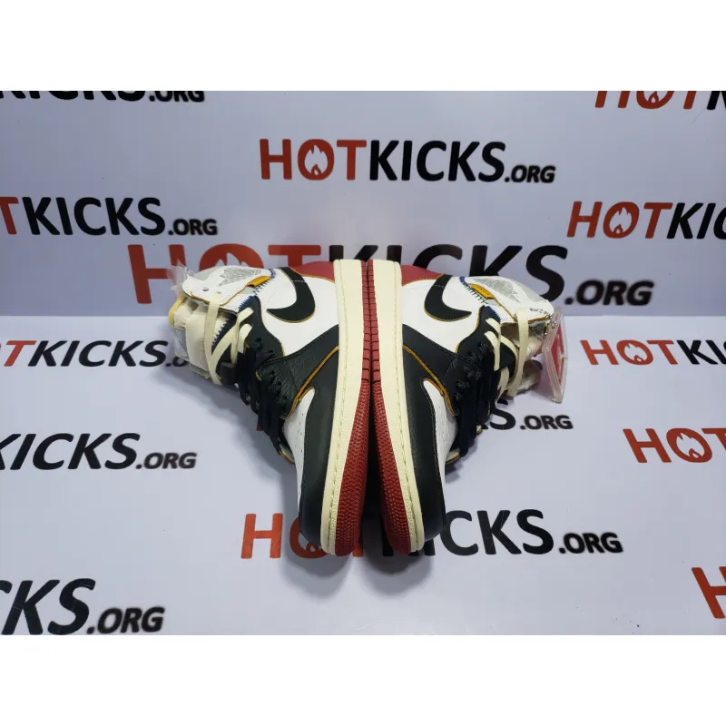 LJR Jordan 1 Retro High Union Los Angeles Black Toe，BV1300-106 