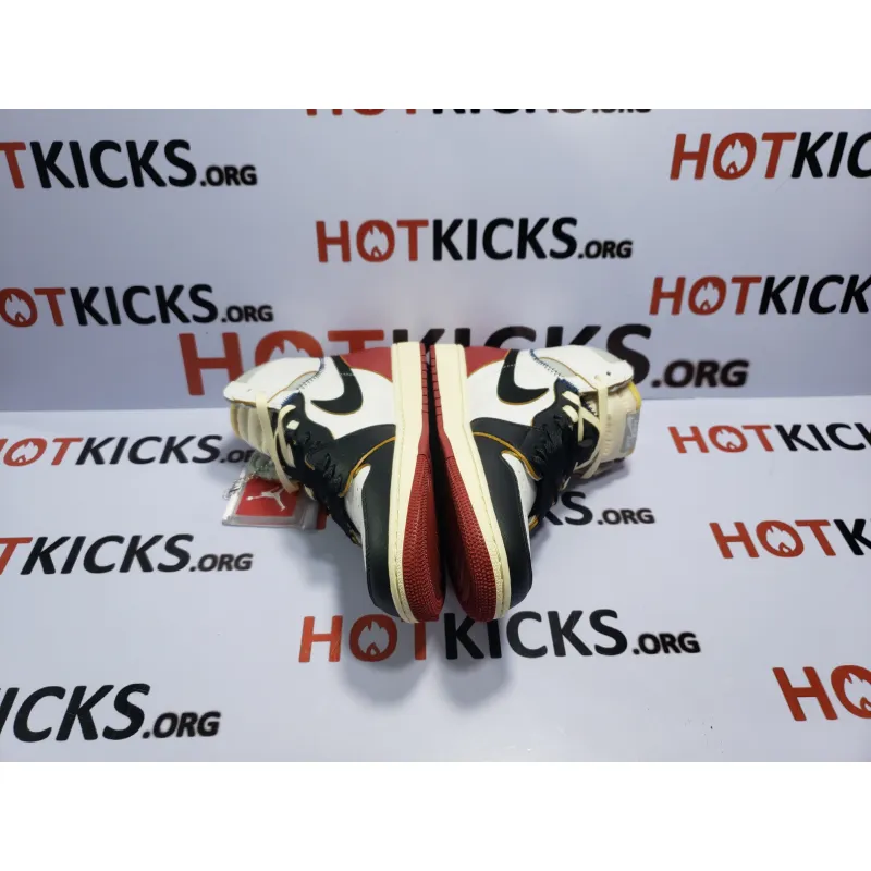 LJR Jordan 1 Retro High Union Los Angeles Black Toe，BV1300-106 