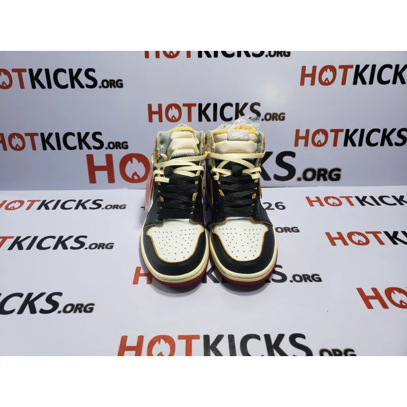 LJR Jordan 1 Retro High Union Los Angeles Black Toe，BV1300-106 