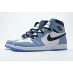 LJR Jordan 1 Retro High White University Blue Black（2021),555088-134 