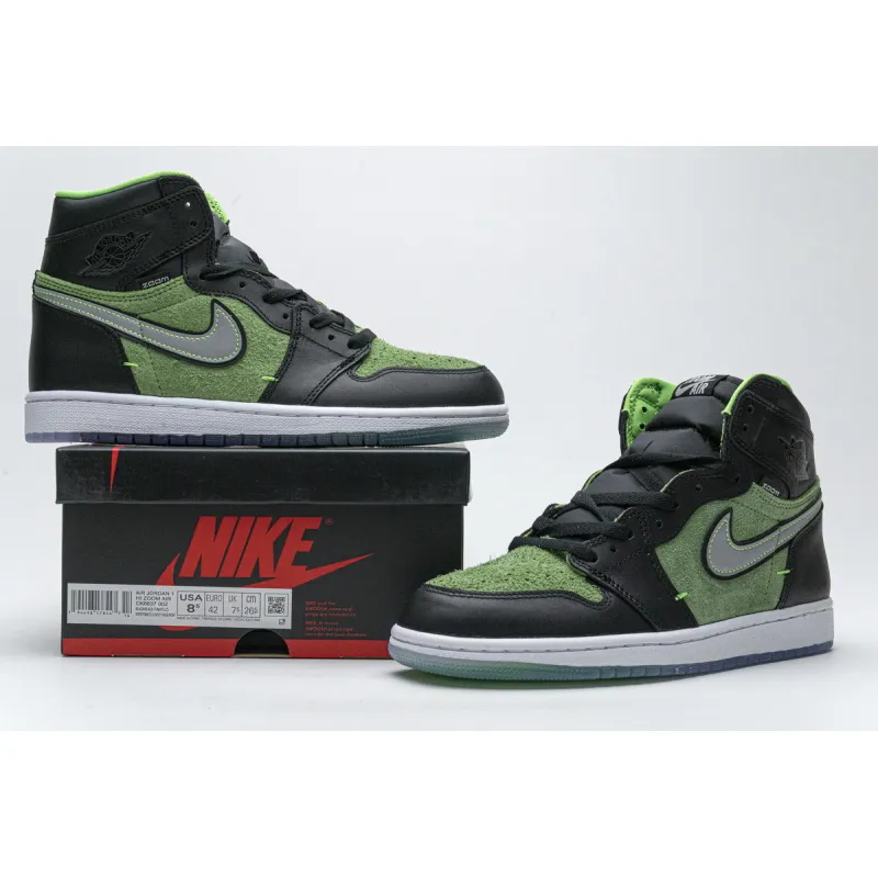 LJR Jordan 1 Retro High Zoom Zen Green，CK6637-002  