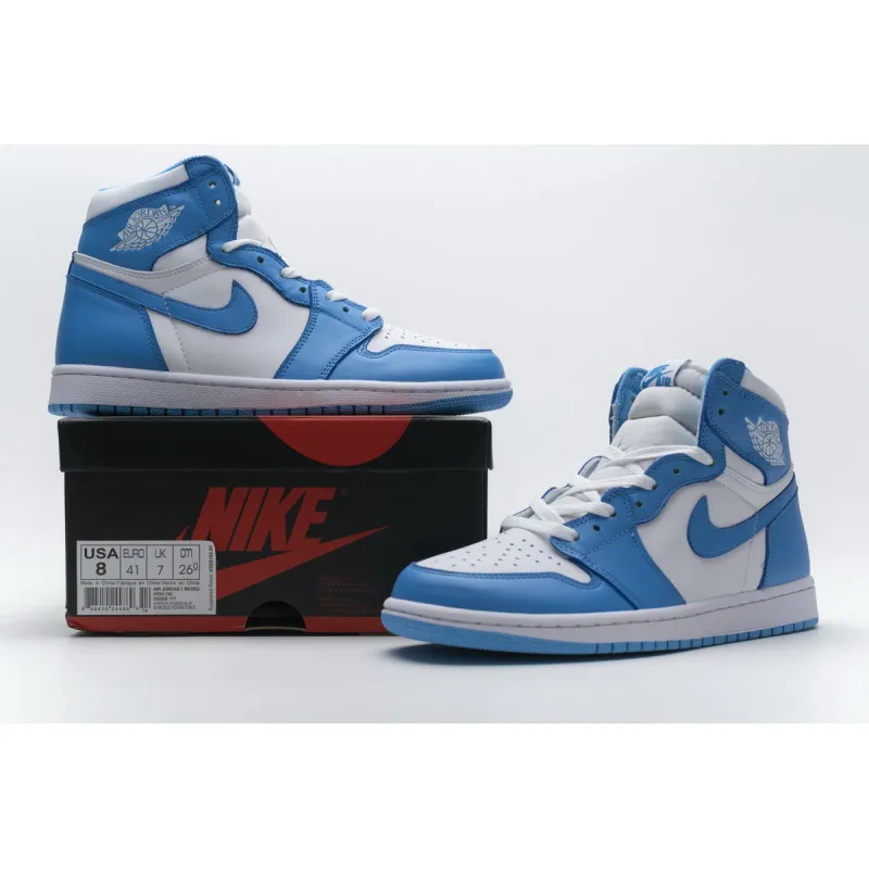 LJR Jordan 1 Retro UNC，555088-117 