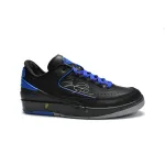LJR Jordan 2 Retro Low SP Off-White Black Blue, DJ4375-004