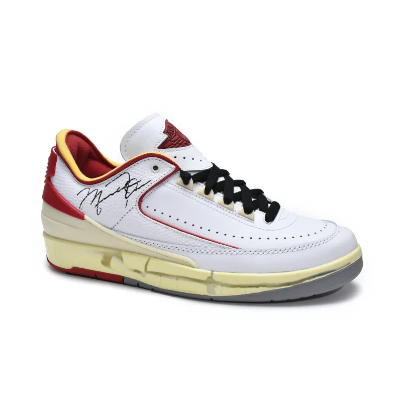 LJR Jordan 2 Retro Low SP Off-White White Red,DJ4375-106