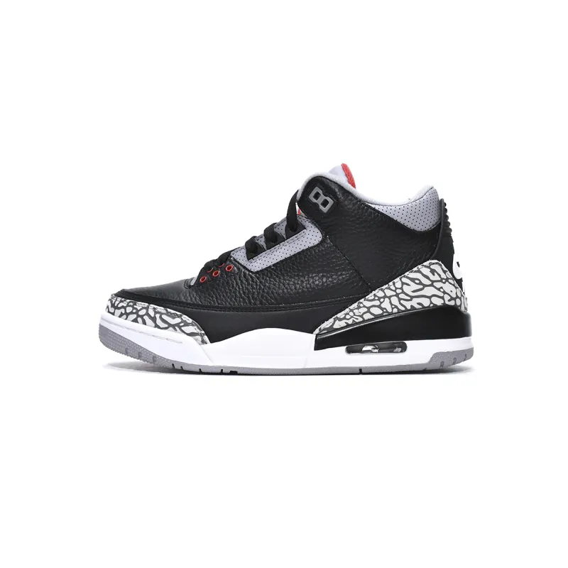 LJR Jordan 3 Retro Black Cement (2018), 854262-001