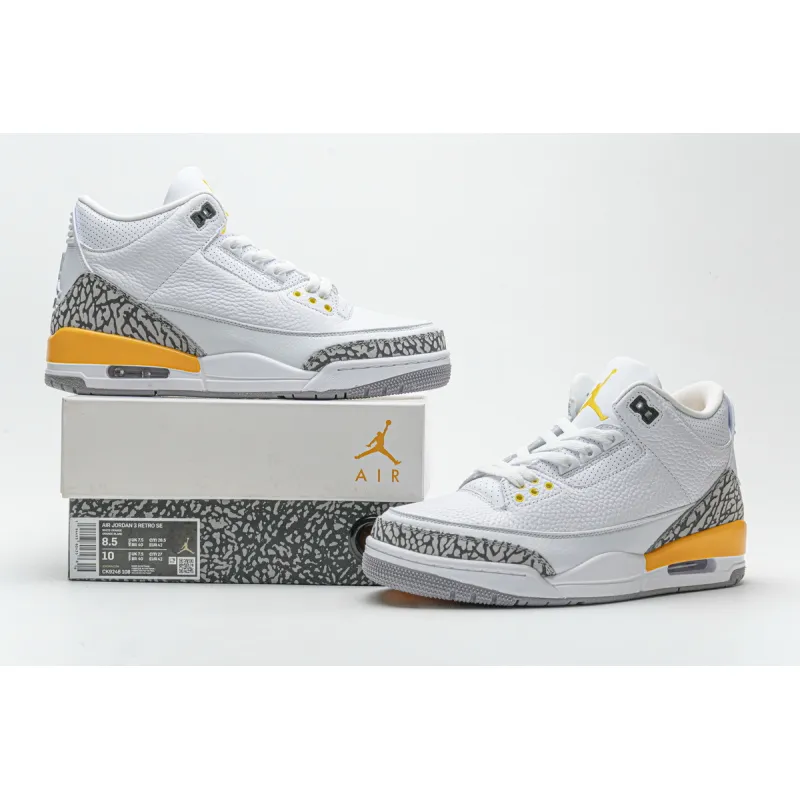 LJR Jordan 3 Retro Laser Orange (W), CK9246-108
