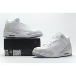 LJR Jordan 3 Retro Pure White (2018), 136064-111