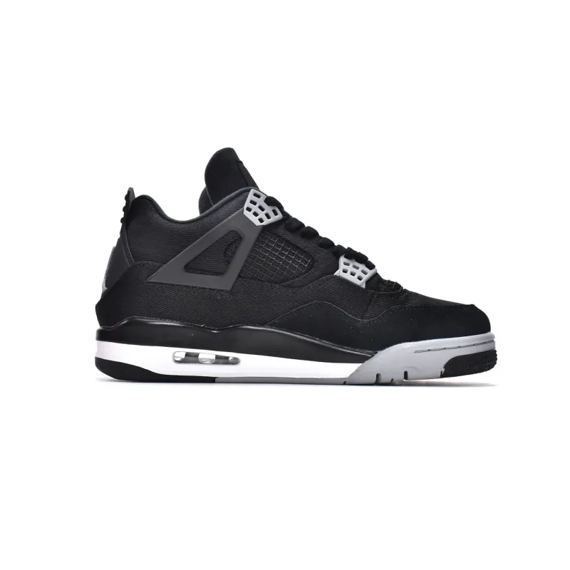 LJR Jordan 4 Retro Black Canvas,DH7138-006