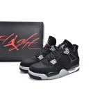 LJR Jordan 4 Retro Black Canvas,DH7138-006