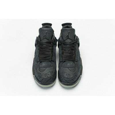 LJR Jordan 4 Retro Kaws Black，930155-001