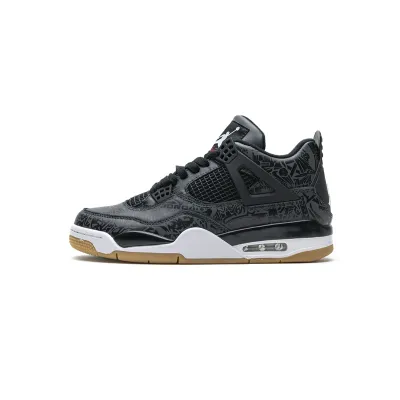 LJR Jordan 4 Retro Laser Black Gum, CI1184-001   01