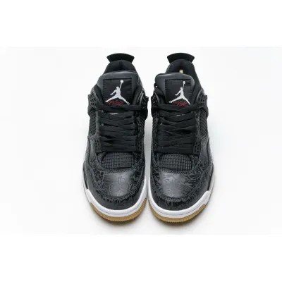 LJR Jordan 4 Retro Laser Black Gum, CI1184-001   02