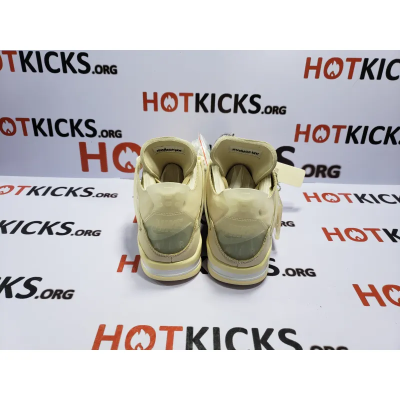 LJR Jordan 4 Retro Off-White Sail (W), CV9388-100 