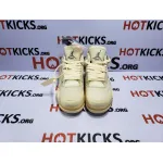 LJR Jordan 4 Retro Off-White Sail (W), CV9388-100 