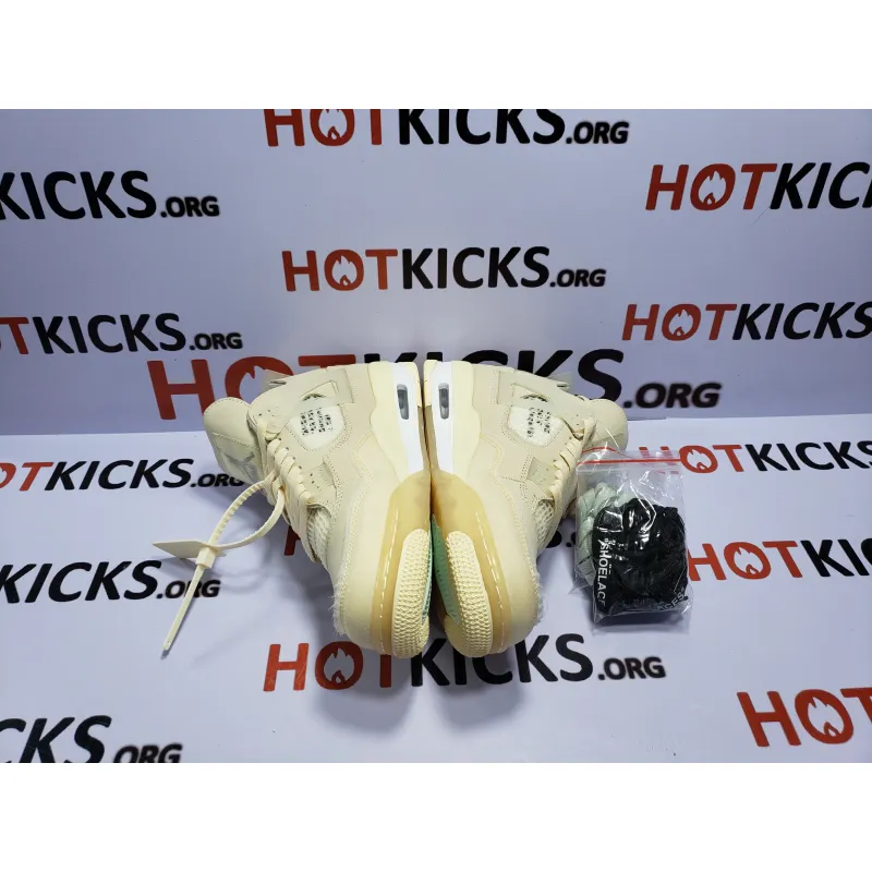 LJR Jordan 4 Retro Off-White Sail (W), CV9388-100 