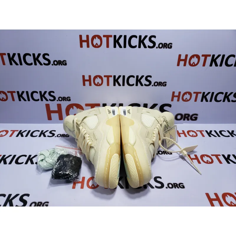 LJR Jordan 4 Retro Off-White Sail (W), CV9388-100 