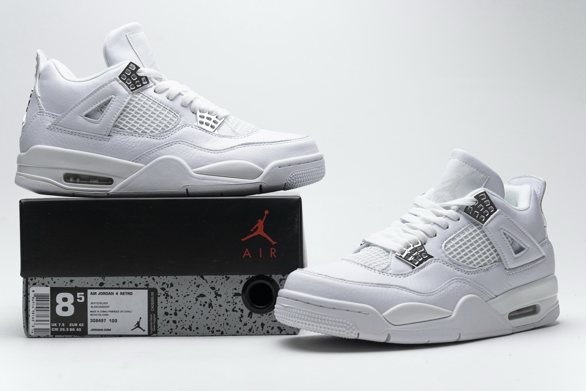 LJR Jordan 4 Retro Pure Money (2017),308497-100