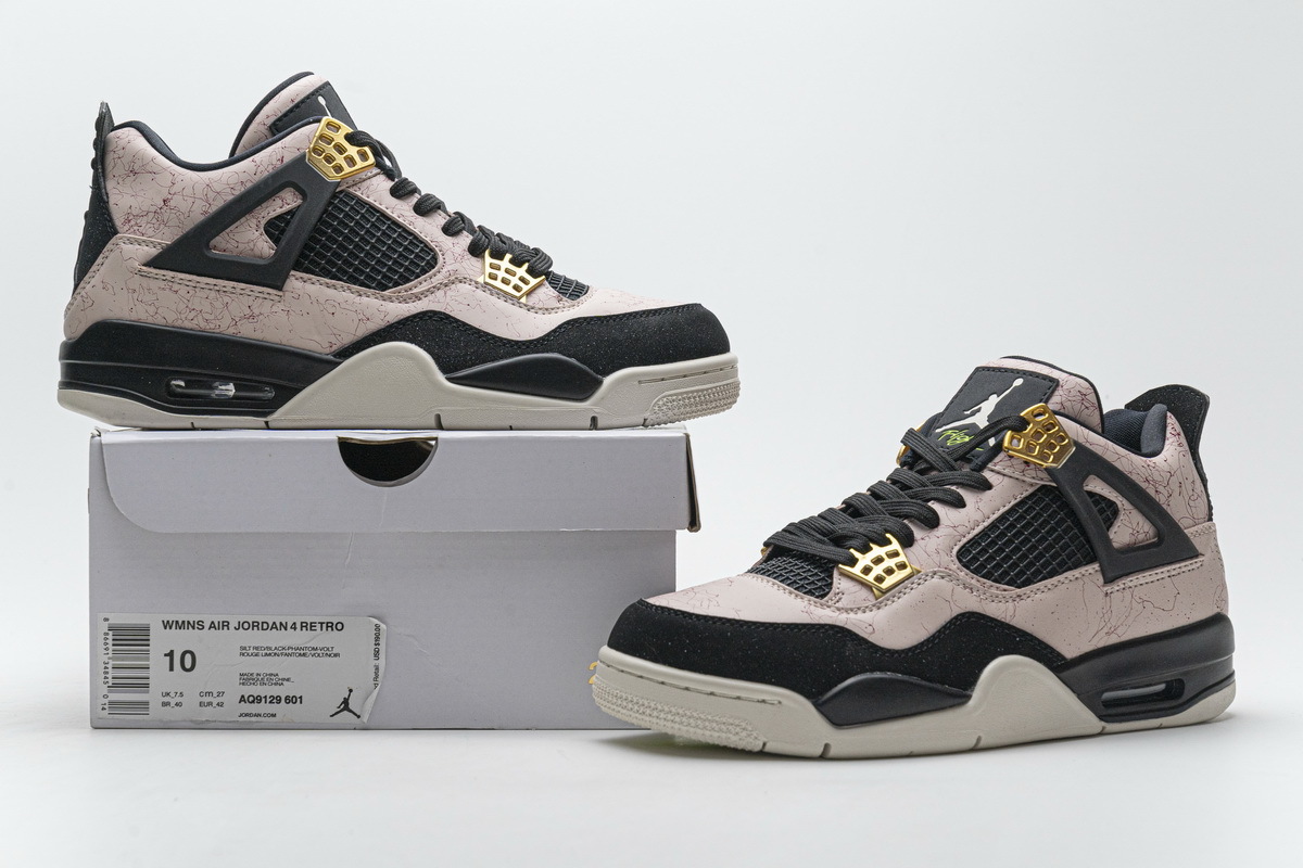 LJR Jordan 4 Retro Silt Red Splatter (W), AQ9129-601