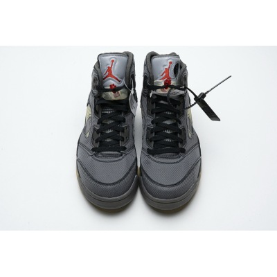 LJR Jordan 5 Retro Off-White Black, CT8480-001 02