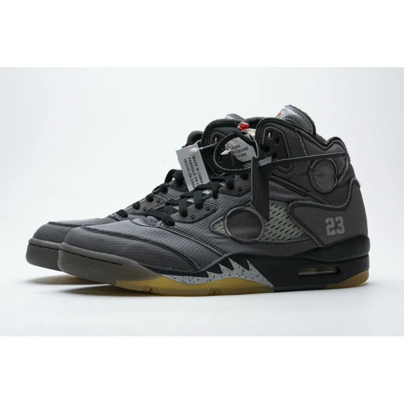 LJR Jordan 5 Retro Off-White Black, CT8480-001