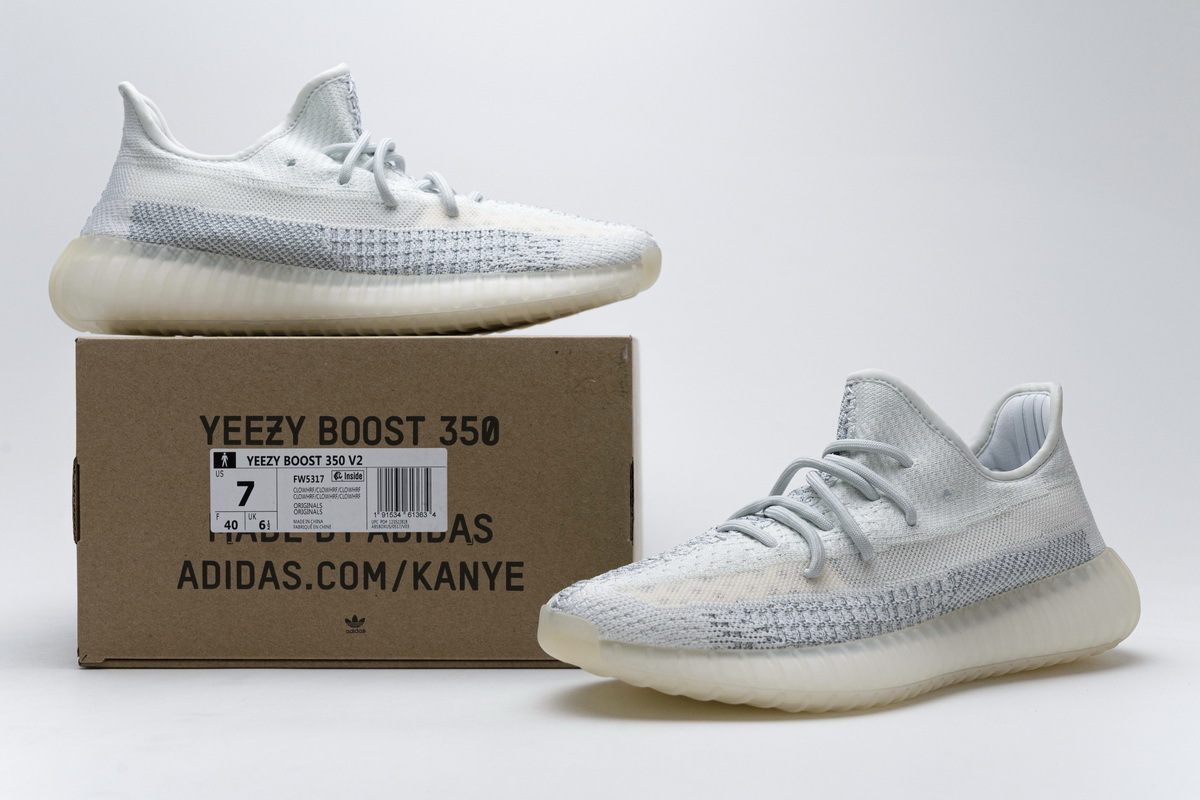 LJR Yeezy Boost 350 V2 Cloud White (Reflective)，FW5317 