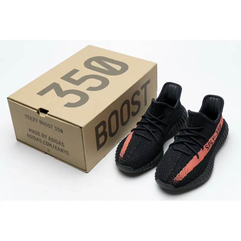 LJR Yeezy Boost 350 V2 Core Black Red, BY9612