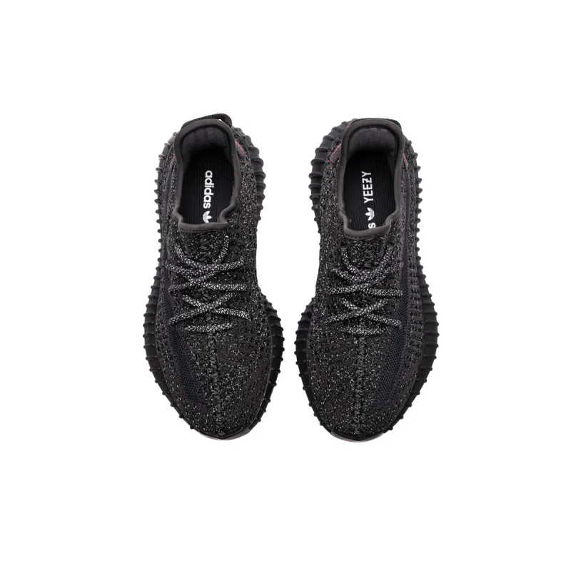 LJR Yeezy Boost 350 V2 Static Black (Reflective), FU9007