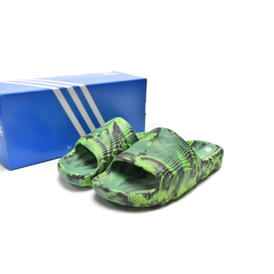 OG Adilette 22 Slides Black Green,HP6524 02