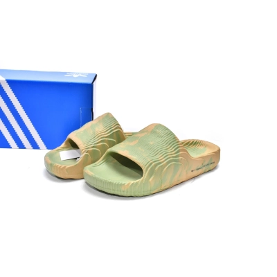 OG Adilette 22 Slides Magic Lime St Desert Sand,GY1597 02