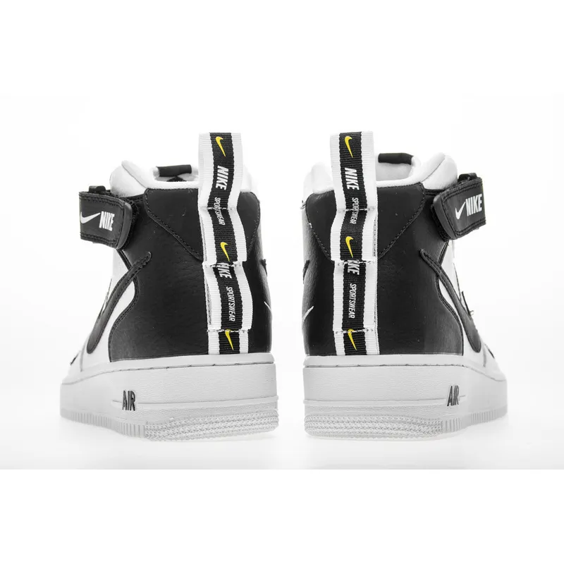 OG Air Force 1 Mid Utility White Black, 804609-103