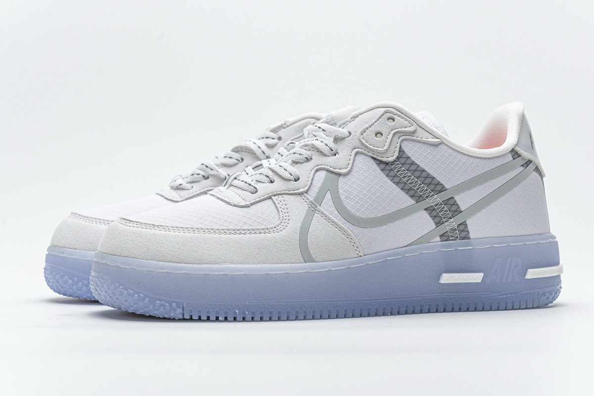 OG Air Force 1 React White Light Bone, CQ8879-100
