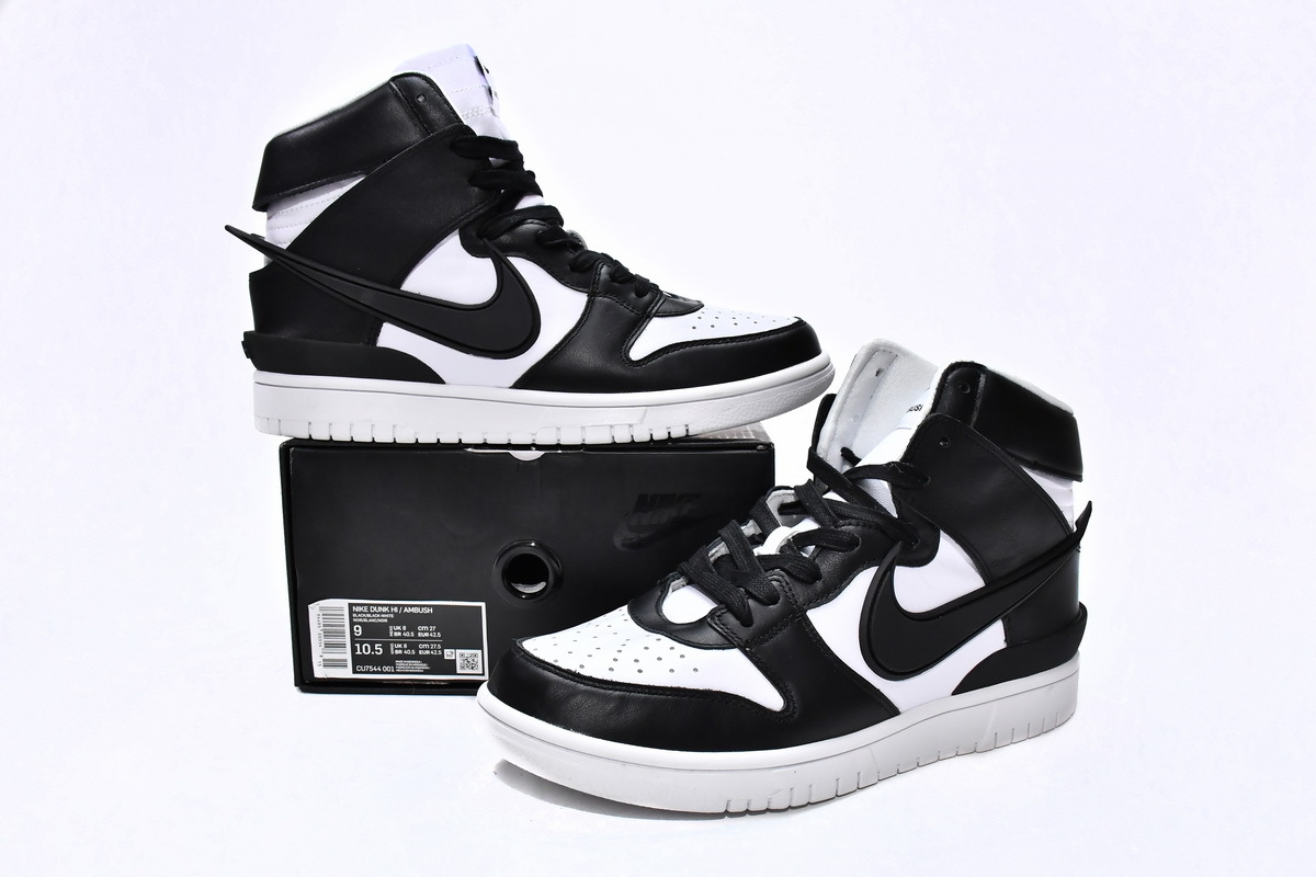 OG Dunk High Ambush Black White,CU7544-001 