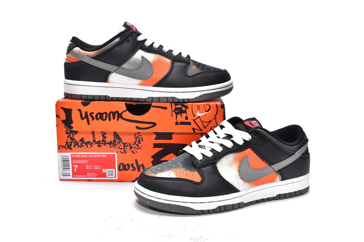 OG Dunk Low Graffiti Black Red,DM0108-001