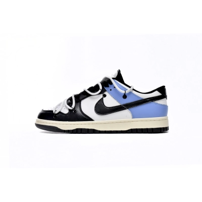 OG Dunk Low Strap Black and White Blue,DD1391-100 01