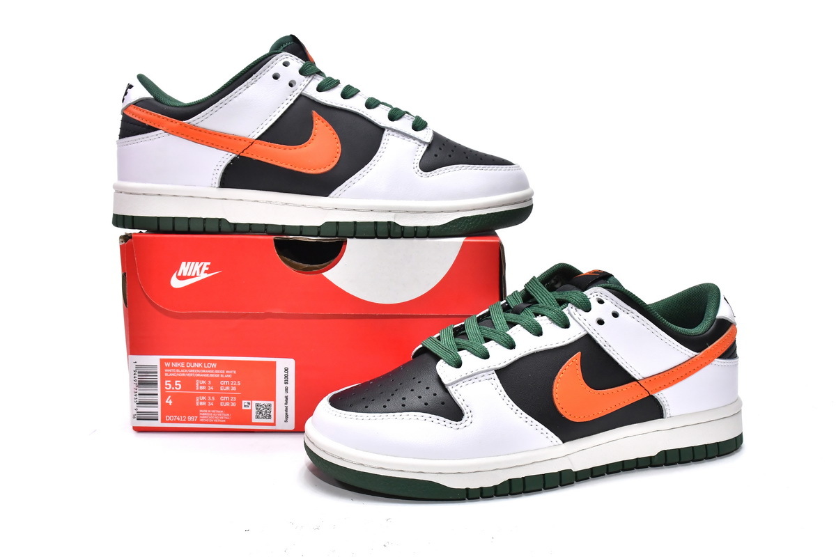 OG Dunk Low White Black Green,DO7412-997