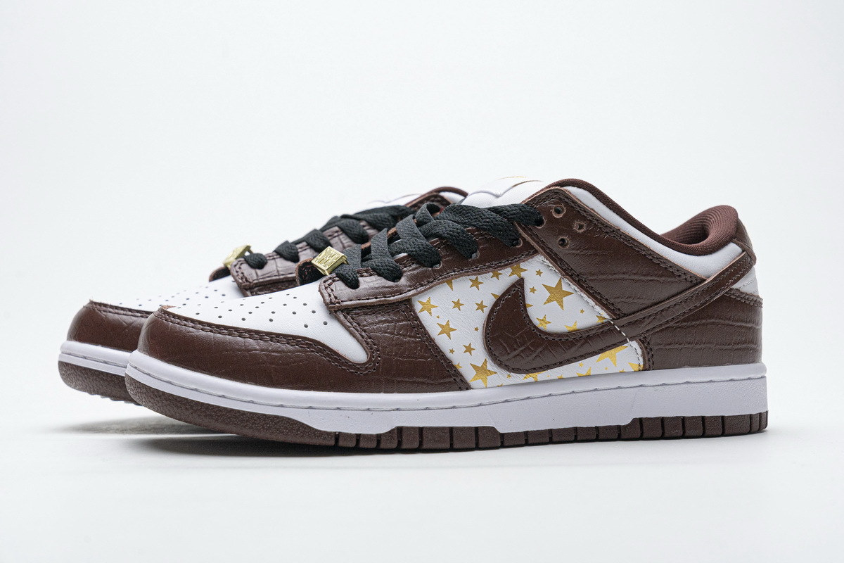 OG Dunk SB Low Sup Stars Barkroot Brown (2021), DH3228-103