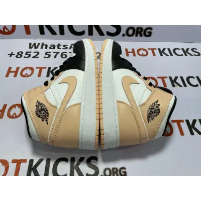 OG Jordan 1 Mid Crimson Tint Toe (GS), 554725-133 02