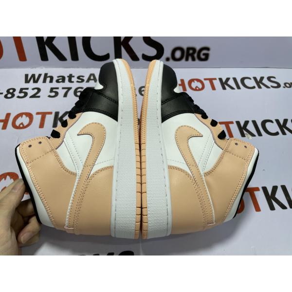 OG Jordan 1 Mid Crimson Tint Toe (GS), 554725-133