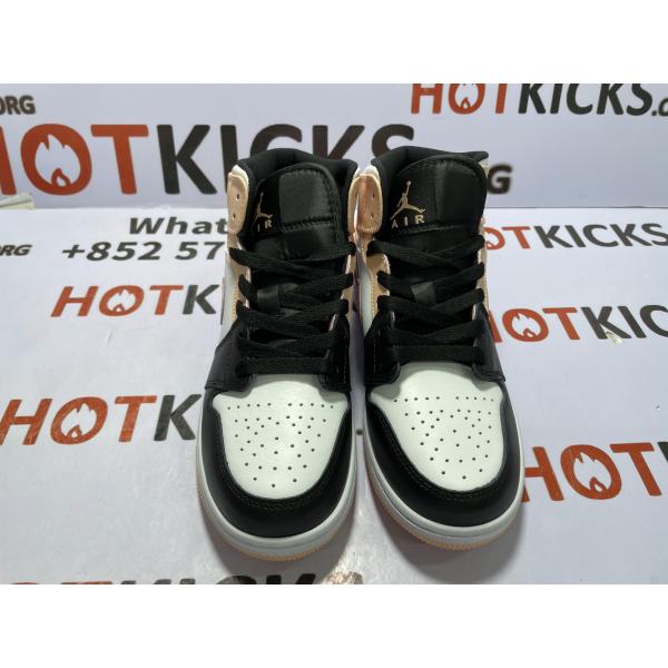 OG Jordan 1 Mid Crimson Tint Toe (GS), 554725-133