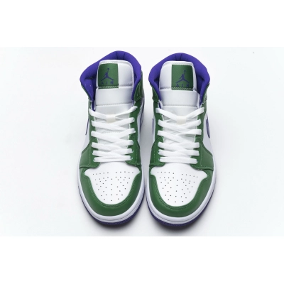 OG Jordan 1 Mid Incredible Hulk (GS), 554725-300 02