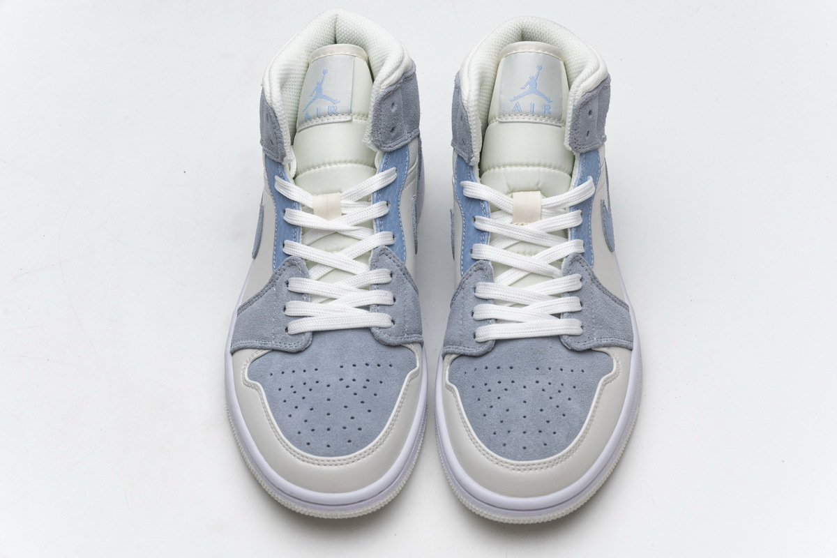 OG Jordan 1 Mid Mixed Textures Blue, DA4666-100