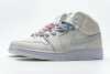 OG Jordan 1 Mid Multi-Color Swoosh Phantom (GS), 555112-035