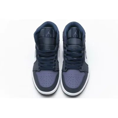 OG Jordan 1 Mid Obsidian Sanded Purple, 554724-445 02