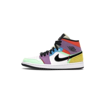 OG Jordan 1 Mid SE Multi-Color (W), CW1140-100 01