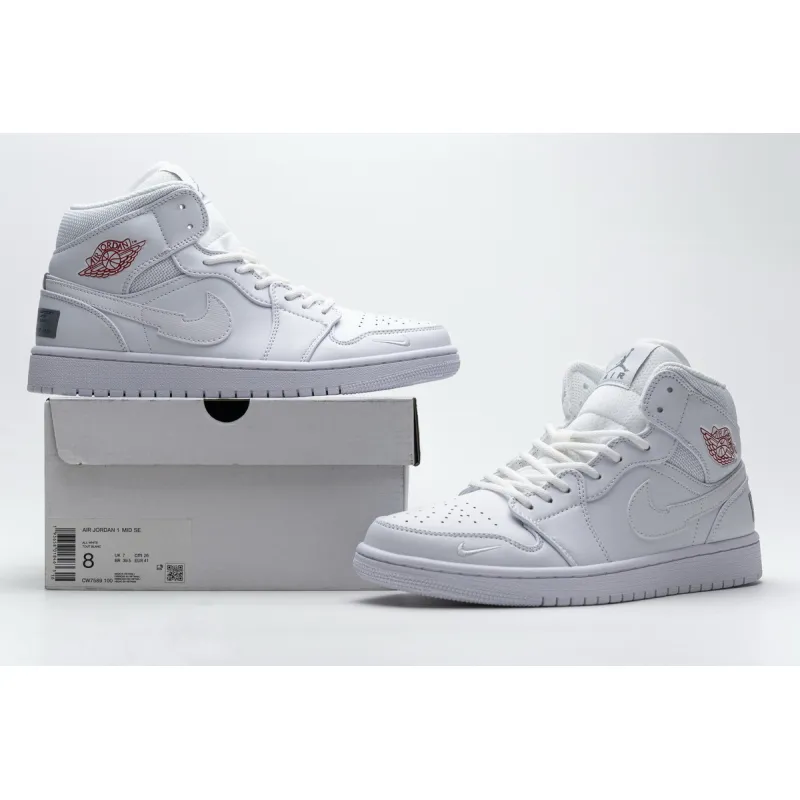 OG Jordan 1 Mid SE Nike Swoosh On Tour (2020), CW7589-100