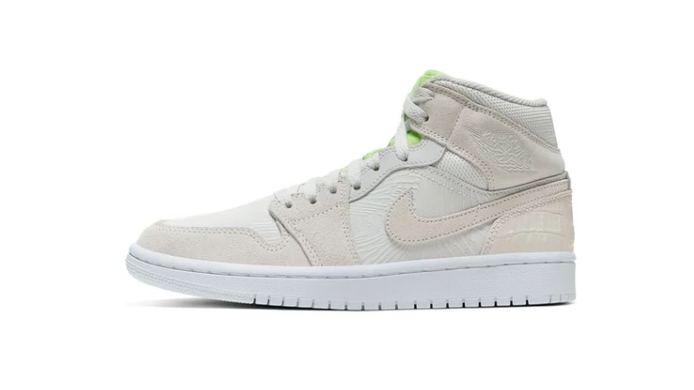 OG Jordan 1 Mid Vast Grey Ghost Green (W), CV3018--001