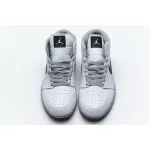 OG Jordan 1 Mid White Cement (GS), 554725-115